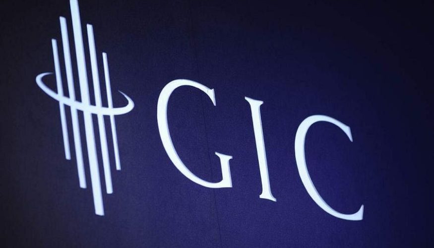 GIC logo on a dark blue background